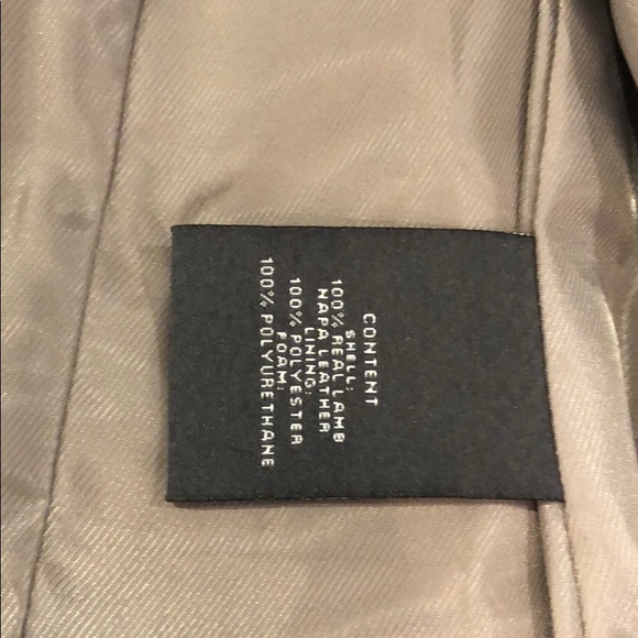 Vince Camuto Short Genuine Leather Moto Jacket Sz XS NWT - Picture 4 of 4